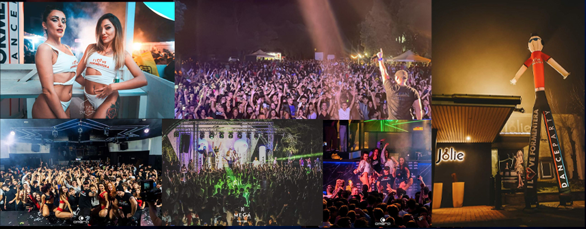 Roberto MIlani with I LOVE FORMENTERA DANCE PARTY live