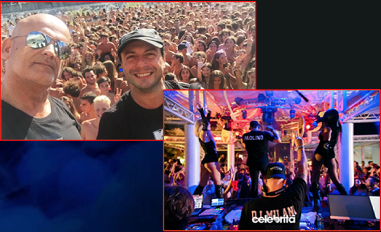 Roberto MIlani with I LOVE FORMENTERA DANCE PARTY live