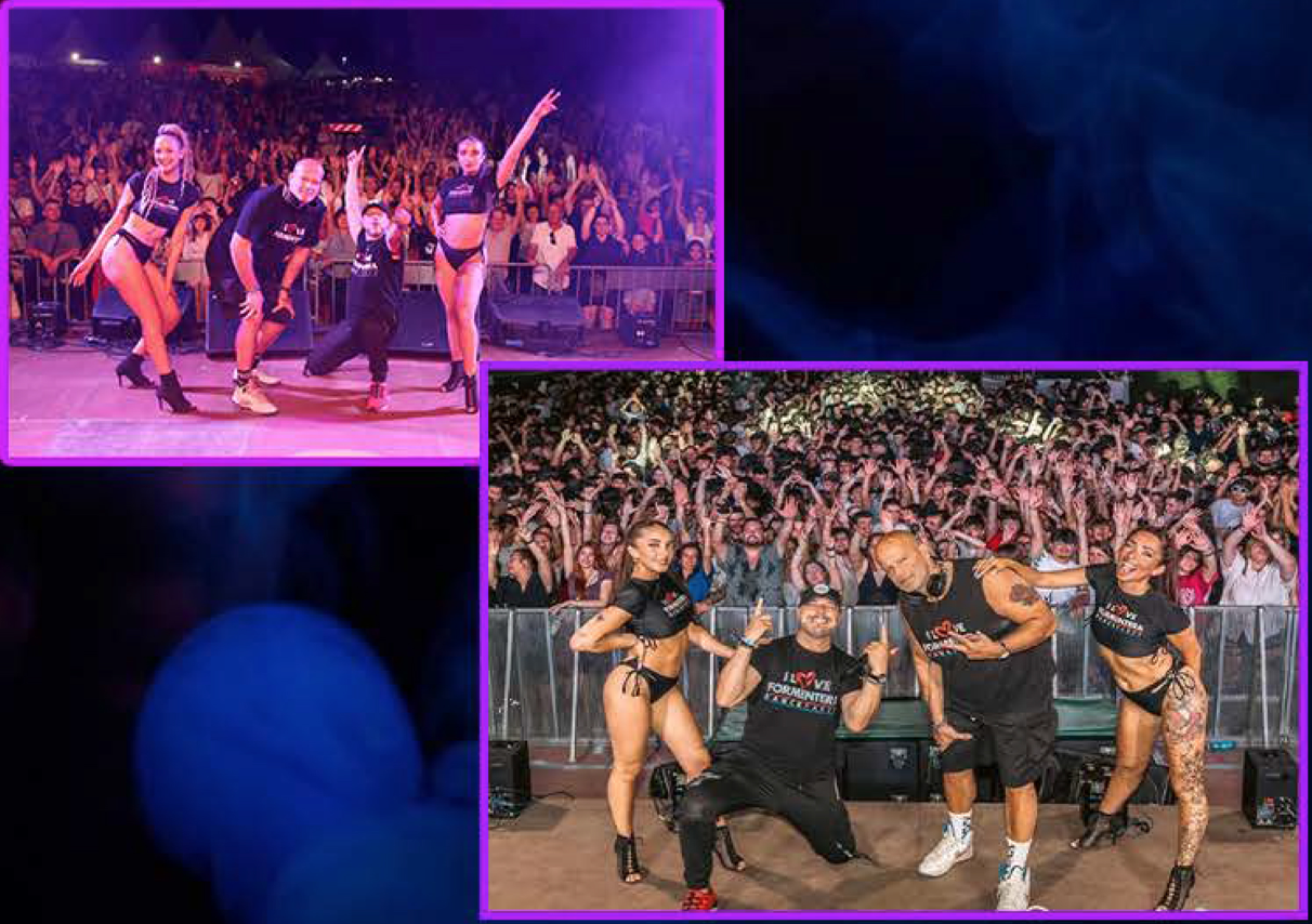 Roberto MIlani with I LOVE FORMENTERA DANCE PARTY live